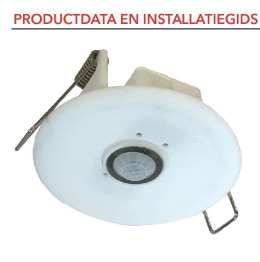 Dali2 sensor rond inbouw